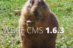 Frisch ausgebuddelt: WBCE CMS 1.6.3 